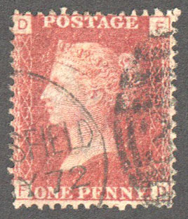 Great Britain Scott 33 Used Plate 151 - FD - Click Image to Close